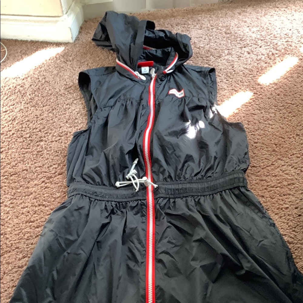 Hunter Black Vest with Red Trim
